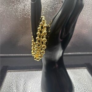 Elegant Gold Beaded Bracelet